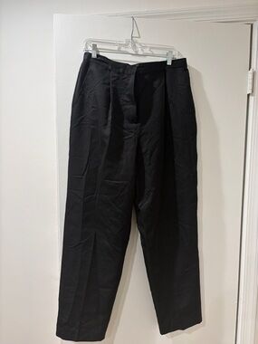 Talbots Black Women's Pleated Trousers